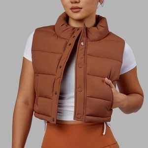 LSKD Layer Up Cropped Vest Hazel - Size M - NEVER WORN